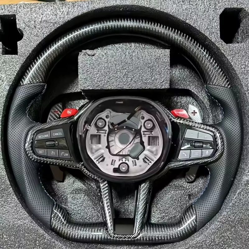 Car Steering Wheel Carbon Fibe - Tech Car Accessories ulasan dan harga