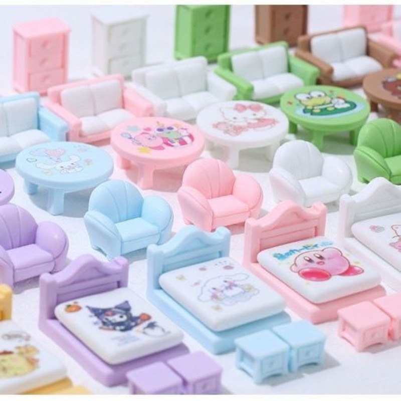 Cute Cartoon Miniature Dollhou - Kawaii Tech Accessories ulasan dan harga
