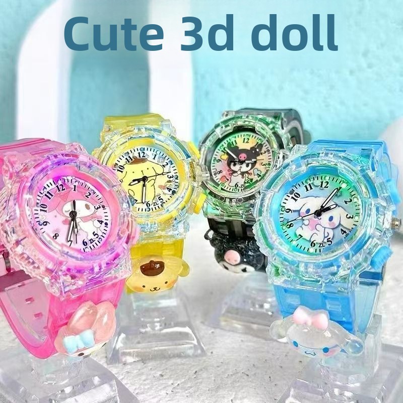 Cute Pudding Dog Pattern Watch - Kawaii Tech Accessories ulasan dan harga