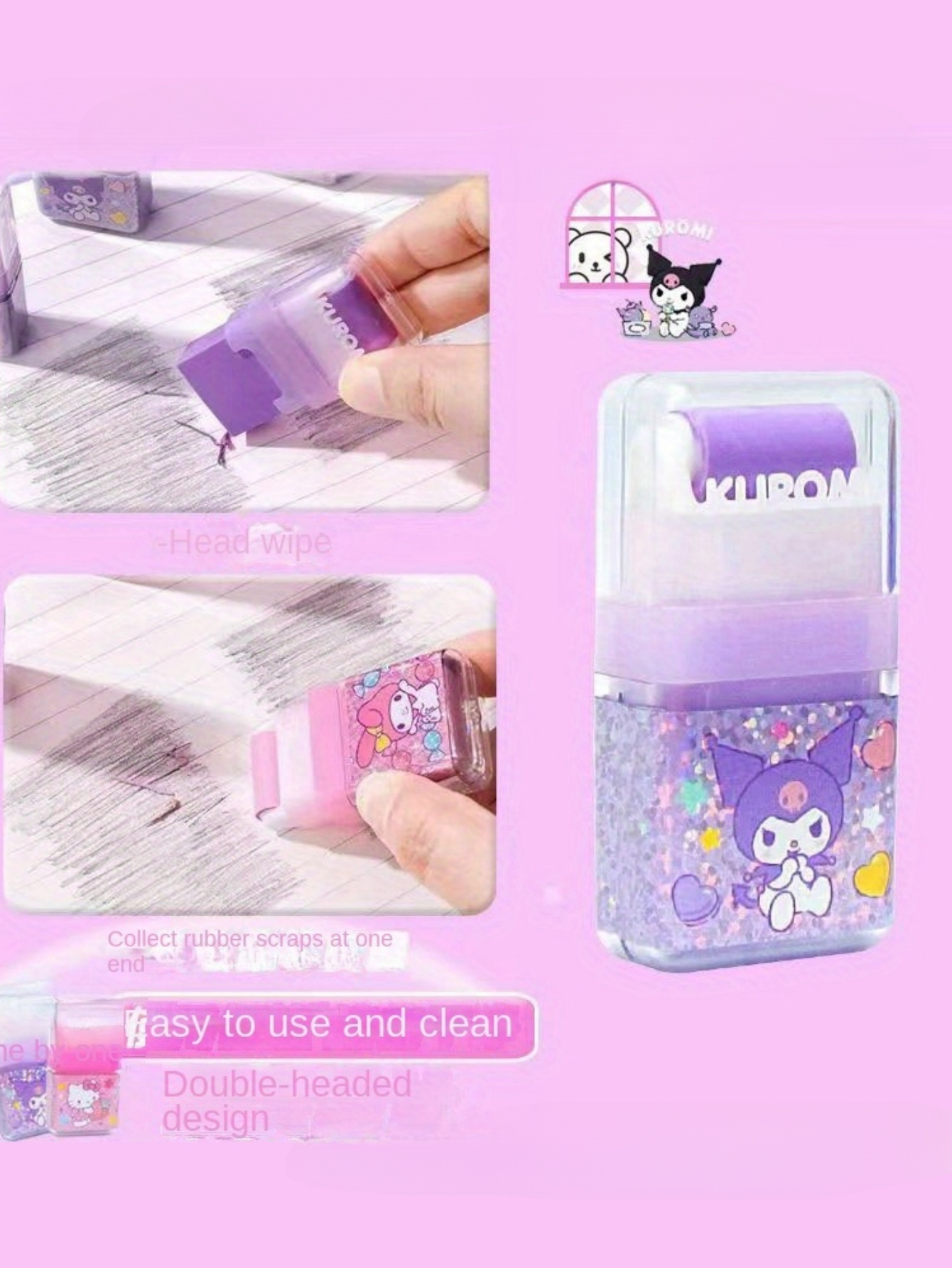 1pc Hello My Melody Kitty Kuro - Kawaii Tech Accessories ulasan dan harga