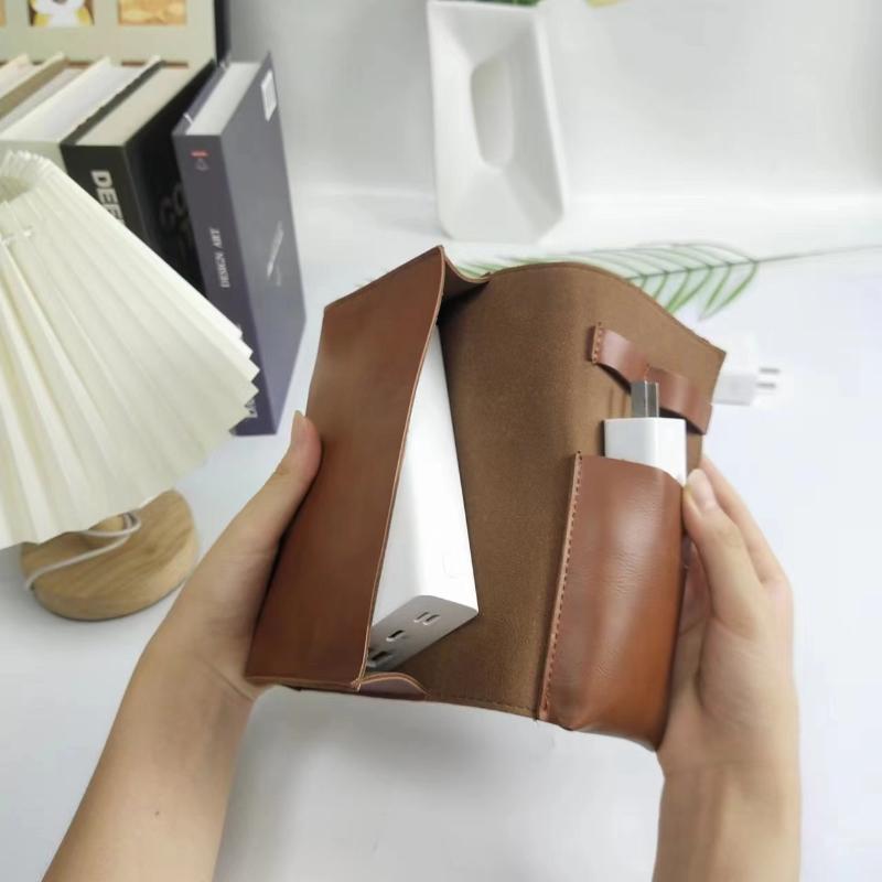 1PC PU Leather Multi-Compartme - Tech Accessories Storage ulasan dan harga