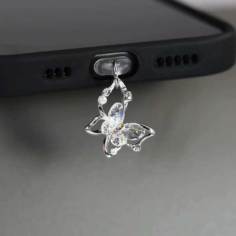 Butterfly Phone Dust Plug Hang - Mobile Tech Accessories ulasan dan harga