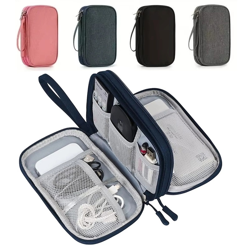 Waterproof Data Cable Storage  - Tech Accessories Case ulasan dan harga