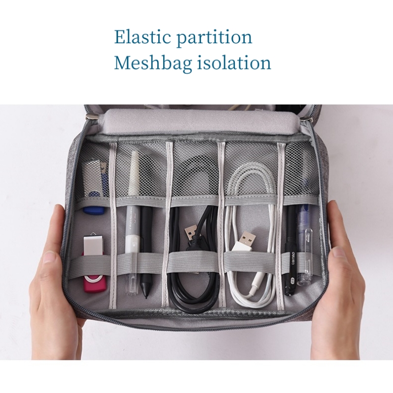 Large Capacity Electronics Acc - Tech Accessories Case ulasan dan harga