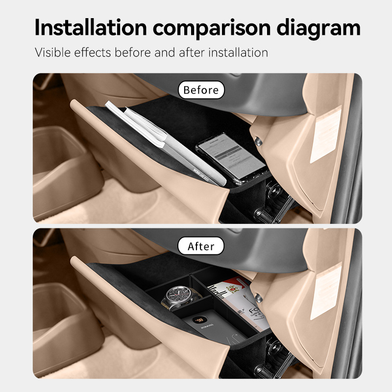 Glove Box Organizer Divider fo - Tech Car Accessories ulasan dan harga