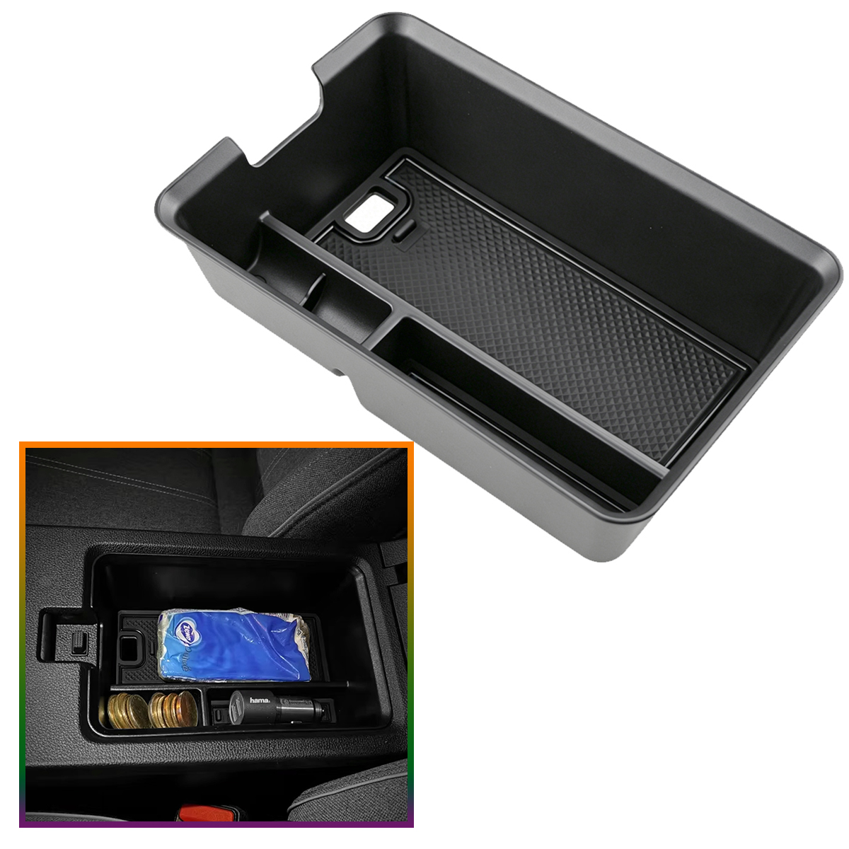 Armrest Storage Box for Renaul - Tech Accessories Storage ulasan dan harga